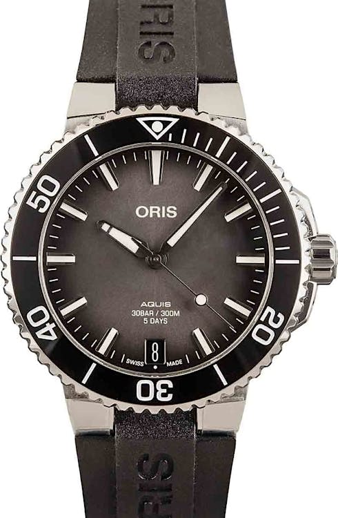 Oris Aquis Date Calibre 400 Stainless Steel Anthracite Dial
