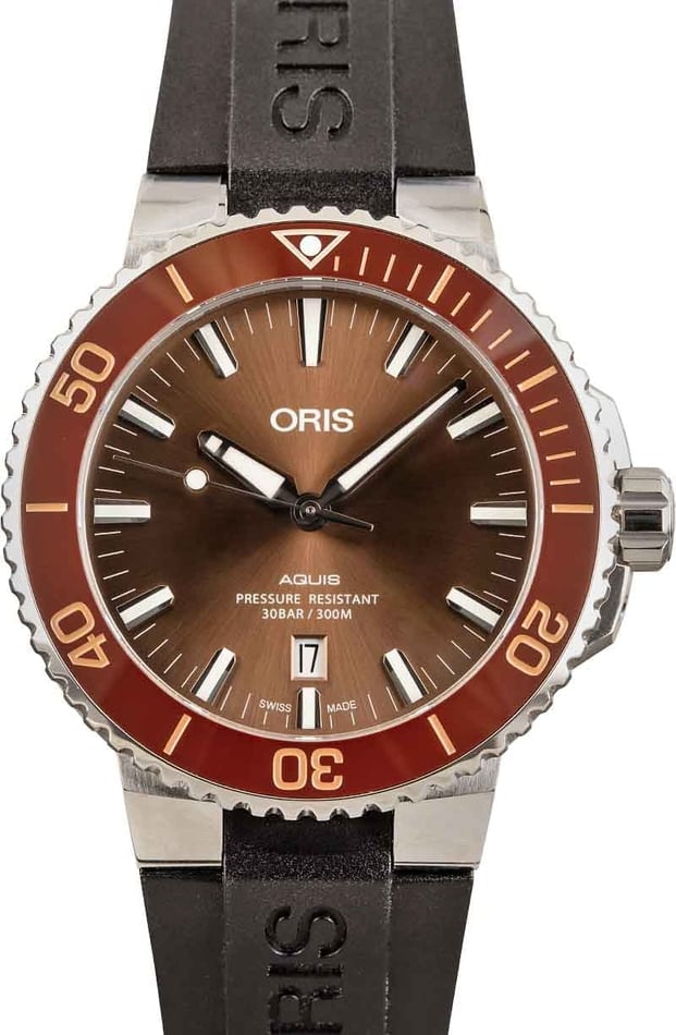 Buy Oris Aquis 01 733 7730 4152 07 8 24 05PEB Bob s Watches