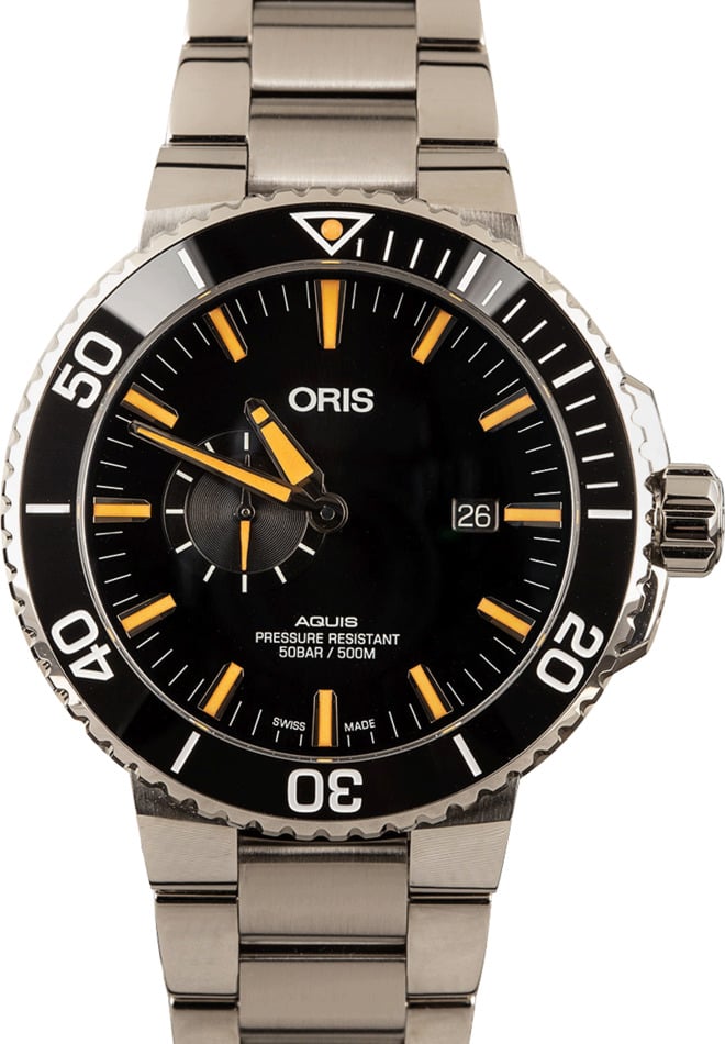 Buy Oris Aquis 01 743 7733 4159 07 8 24 05PEB Bob s Watches