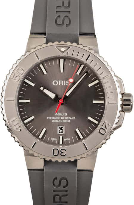 Oris Aquis Date Relief Grey Dial