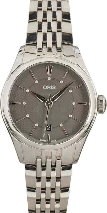 Oris Artelier Date Grey Diamond Dial