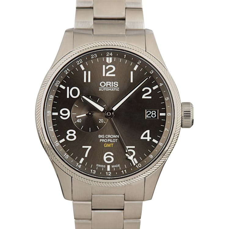 Oris Big Crown Pro Pilot GMT, Small Second Stainless Steel