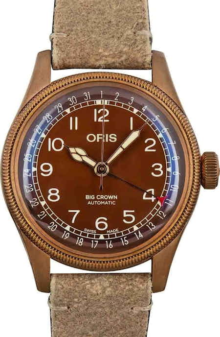 Oris Big Crown Bronze Pointer Date Brown Dial