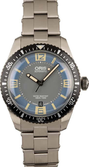 Oris Divers Sixty Five Blue Grey Dial