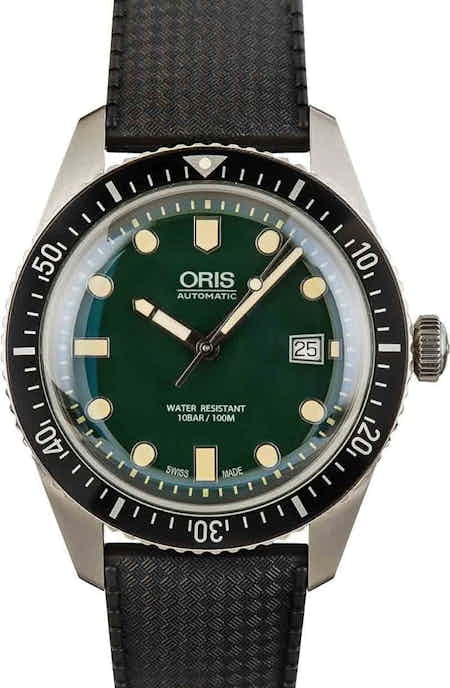 Oris Divers Sixty-Five Green