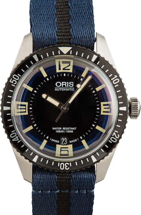 Oris Divers Sixty-Five 40MM Stainless Steel on Textile Strap