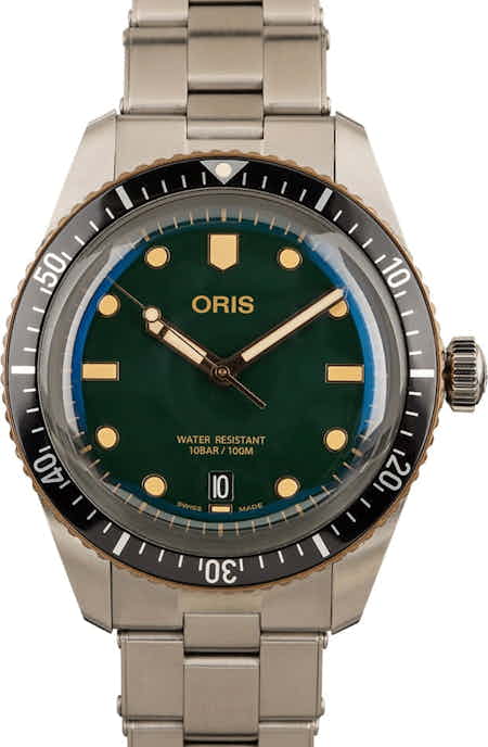 Mens Oris Divers Sixty-Five Stainless Steel