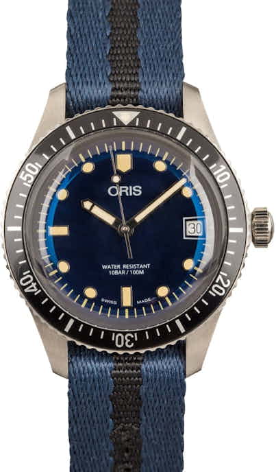 Oris Divers Sixty-Five Blue Nato Strap