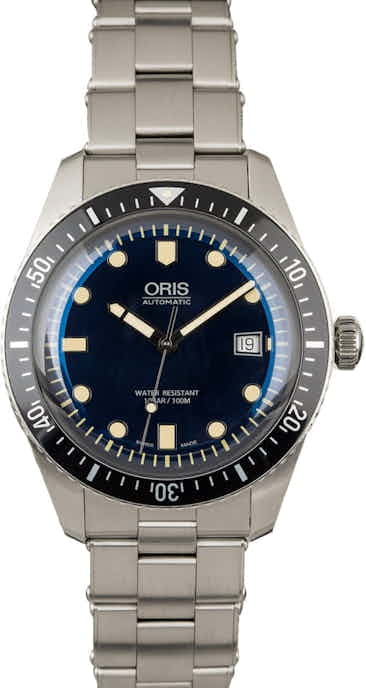 Oris Divers Sixty-Five Blue Dial Date