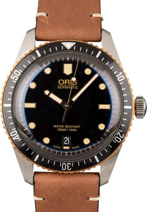 Oris Divers Sixty-Five Steel & Bronze