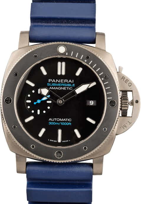 Pre-Owned Panerai Submersible Amagnetic Stainless Steel