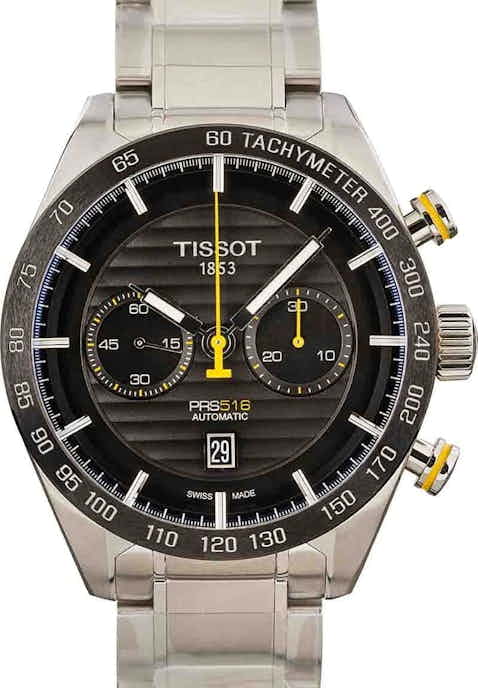 Tissot PRS 516 Automatic Chronograph Black Dial