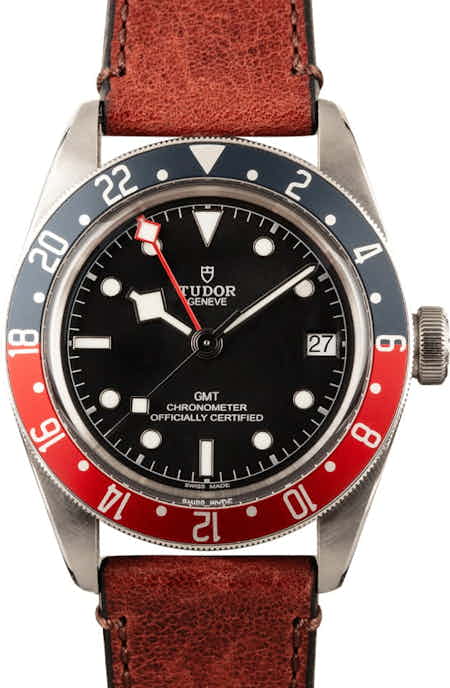 Pre-Owned Tudor Black Bay GMT 79830RB Red & Blue Bezel