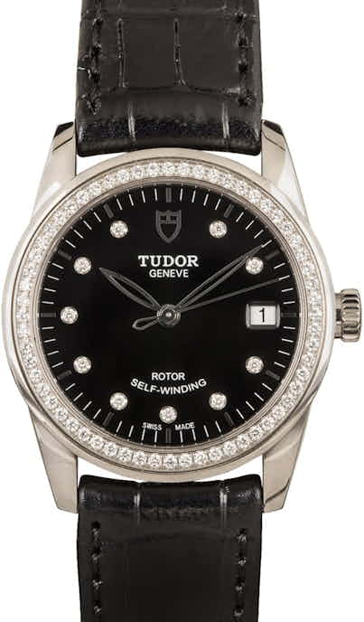 Tudor Glamour Date Diamond Dial & Bezel