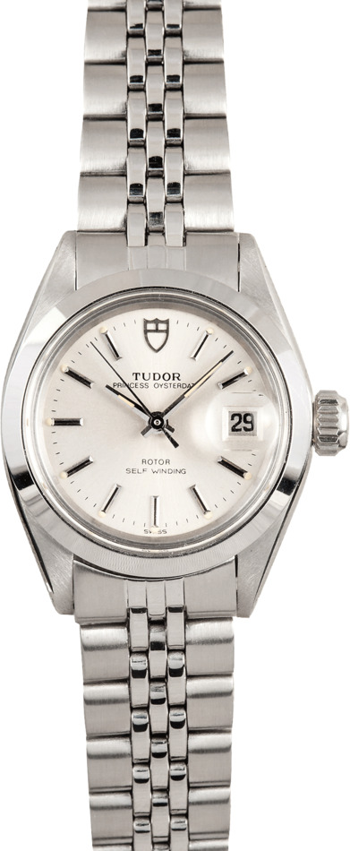 Rolex Lady Tudor OysterDate Silver Dial Genuine Rolex Watches